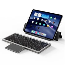 Clavier Pour Tablette Bluetooth Avec Étui En Cuir Et Pavé Tactile Intégré YONIS