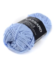 Pelote de coton à tricoter SONGE - Plassard 20 Bleu