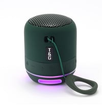 Mini Enceinte Bluetooth TWS LED Son Stéréo Portable Puissante Autonomie Longue Vert YONIS