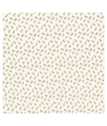 Tissu coton fleurettes de 140 cm de largeur 23 Curry vendu par 50 cm