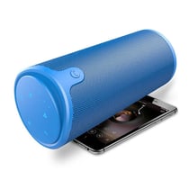 Enceinte Bluetooth Portable 3D Stéréo Subwoofer Commande Tactile AUX TF Carte Son HD Bleu YONIS