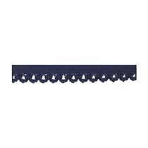 Bobine 25m élastique lingerie 12mm Bleu marine 12mm