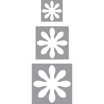 Perforatrice fantaisie Kit: Fleurs, 1,6cm+2,54cm+3,81cm, 3 pces