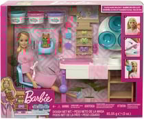 Coffret barbie journee bien etre au spa - mattel - gjr84 - salon de beaute, soin