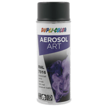 Bombe de peinture - Gris anthracite - RAL 7016 - Satiné - Tous supports - Aérosol Art