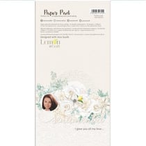 24 papiers scrapbooking motifs à découper 15.2 x 31.5 cm LemonCraft SENTIMENTAL