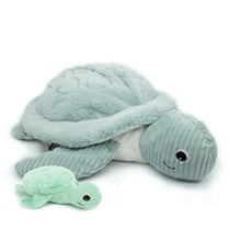 Peluche tortue géante maman et son bébé - Les Déglingos