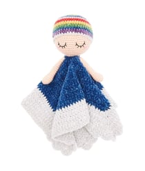 Kit Ricorumi Baby Blankies – Arc-en-ciel - Doudou à crocheter arc-en-ciel - Rico Design Multicolore