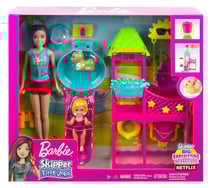 Coffret barbie skipper parc aquatique + poupees - metier, premiers jobs - mattel - hkd80