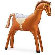 Ballon Aluminium Géant Cheval & Équitation - Cheval Brun   112 cm