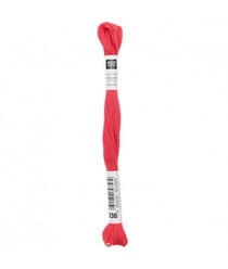 Fil à broder mouliné Uni - Rico Design 038 Rouge