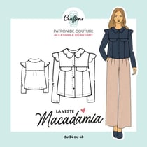 Patron Craftine Veste Macadamia - Format Papier
