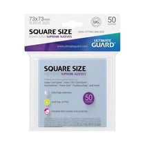 Ultimate Guard - 50 pochettes Supreme Sleeves jeux de plateau au format carré