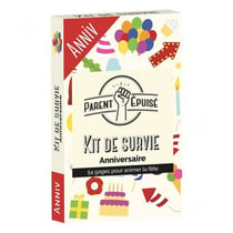 Parent epuisee Kit de survie anniversaire - Asmodee - Rouge