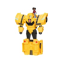 Transformers EarthSpark Spin Changer - Figurine Bumblebee & Mo Malto 20 cm
