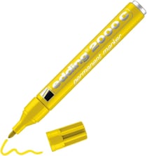 Marqueur permanent pointe ronde 1,5-3 mm - Edding - Jaune - 2000 C