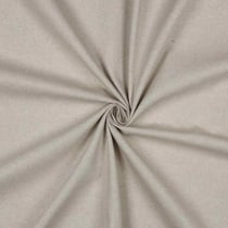 Tissu Toile Coton Canvas aspect Lin Ecru chiné