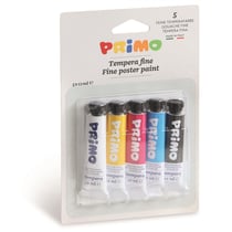 Lot de 12 sets de 5 tubes 12 ml - Peinture gouache PRIMO - Gouache