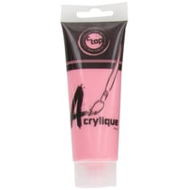 MégaCréa DIY - Peinture acrylique mate rose tube 75 ml