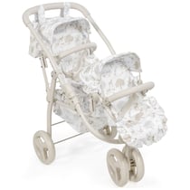 Poussette double pour poupées Pasito a pasito