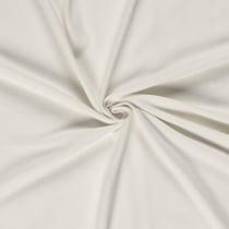 Tissu Jersey maille lourde Stefi gratté uni Blanc cassé