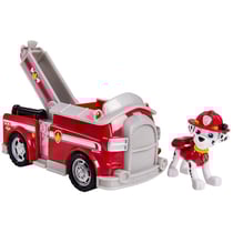 Pat patrouille marcus avec camion de pompier grande echelle - figurine chien - paw patrol - spin master - 20114322