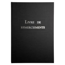 Livre de remerciement 96 pages 297x210 - Noir - Le Dauphin