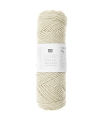 Découvrez la Pelote de Laine et Soie Luxury Natural Silk Blend de Rico Design : Douceur et Luxe pour Vos Créations Estivales 01 Creme ecru
