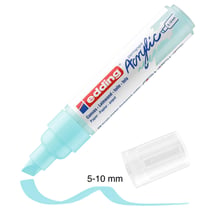 Marqueur Acrylic Edding 5000 - Pointe Large biseautée - Bleu Pastel