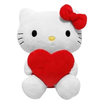 Hello Kitty - Peluche Hello Kitty Coeur 14 cm