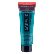 Peinture acrylique en tube - Vert phtalo - 675 - Amsterdam - 20ml