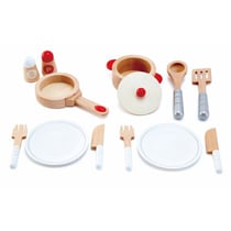 Set de service blanc en bois