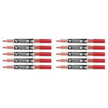Lot de 10 Marqueurs V-Board Master S Rouge Begreen Pointe Extra Fine PILOT