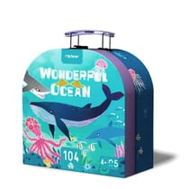 Ma Valise Puzzle Océan 104 pcs