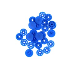 Boutons pressions sans pince 13mm Bohin bleu roy