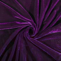 Tissu Velours jersey épais Violet