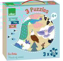 3 puzzles Terre Mer Ciel