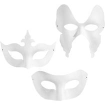 Assortiment masque de venise blanc - 12 pcs
