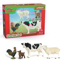 Figurines Mes Premiers Animaux de la Ferme, Coffret de 4 animaux, 42729 Farm World, des 5 ans