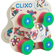 Tiny & Mighty CLIXO - Jeu de construction magnétique, flexible, durable et imaginatif - 9 pieces - Des 4 ans