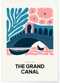 Affiche Venise Grand Canal | A3 : 29,7x42cm