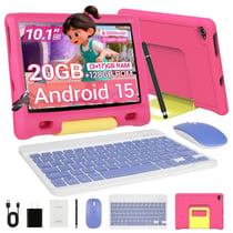 Tablette enfant KOTSREN Android 15 - Rose - 10,1 pouces