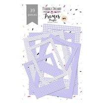 Die Cuts cadre, encadrement photo Fabrika Décoru POIS CARREAUX ZIG ZAG PARME