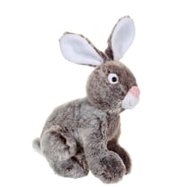 Peluche - Lapin flammé marron - 25 cm