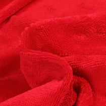 Tissu Micro Éponge Bambou Téa Rouge