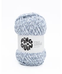 Fil velours 100GR à tricoter PINGO CHENILLE IMPRIMEE - Pingouin - certifié Oeko-Tex Ocean Bleu
