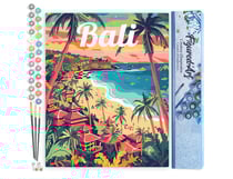 Peinture par Numéro Figured'Art - Affiche de voyage Bali - Kit de Loisir Créatif DIY Numéro d'Art Complet - 40x50cm sans châssis en bois
