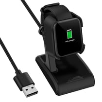 Station de charge Xiaomi Redmi Watch et Mi Watch Lite Prise USB 90cm Noir