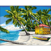 Princesse - Canevas antique Les Antilles Rafael Angelo 50x65cm