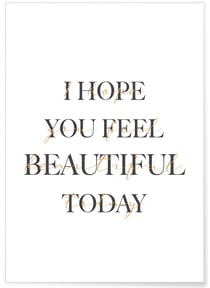 Affiche Beautiful | A3 : 29,7x42cm